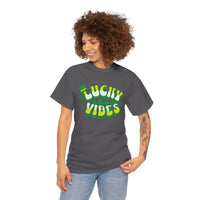 Load image into Gallery viewer, Lucky Vibes, Amazing Tshirt, Unisex Heavy Cotton Tee
