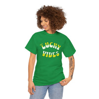 Load image into Gallery viewer, Lucky Vibes, Amazing Tshirt, Unisex Heavy Cotton Tee
