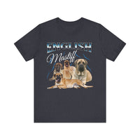 Load image into Gallery viewer, English Mastiff Gift For Him, Mastiff Owner Tshirt, Mastiff Tee, Mastiff T-Shirt For Men, Unisex Jersey Short Sleeve Tee
