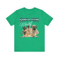 Load image into Gallery viewer, English Mastiff Gift For Him, Mastiff Owner Tshirt, Mastiff Tee, Mastiff T-Shirt For Men, Unisex Jersey Short Sleeve Tee

