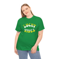 Load image into Gallery viewer, Lucky Vibes, Amazing Tshirt, Unisex Heavy Cotton Tee

