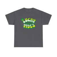 Load image into Gallery viewer, Lucky Vibes, Amazing Tshirt, Unisex Heavy Cotton Tee
