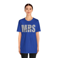 Load image into Gallery viewer, Beautiful Personalized MRS Unisex Jersey Short Sleeve Tee
