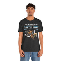 Load image into Gallery viewer, Just Franking my Greyhound dog tshirt, Unisex Jersey Short Sleeve Tee
