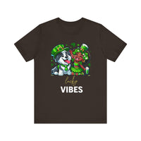 Load image into Gallery viewer, Lucky Vibes Unisex Jersey Short Sleeve Tee
