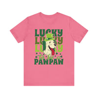 Load image into Gallery viewer, Lucky Lucky PawPaw Tshirt, Unisex Jersey Short Sleeve Tee
