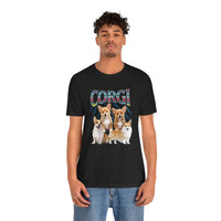 Load image into Gallery viewer, Corgi Dog Gift, Corgi Lover Present Tshirt, Unisex Jersey Short Sleeve Tee
