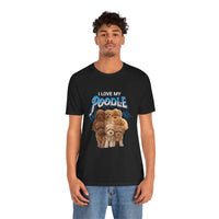 Load image into Gallery viewer, I Love My Poodle Shirt, Unisex Jersey Short Sleeve Tee

