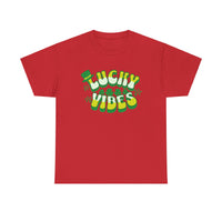 Load image into Gallery viewer, Lucky Vibes, Amazing Tshirt, Unisex Heavy Cotton Tee
