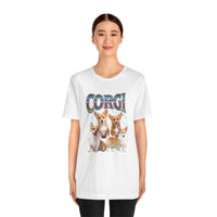 Load image into Gallery viewer, Corgi Dog Gift, Corgi Lover Present Tshirt, Unisex Jersey Short Sleeve Tee
