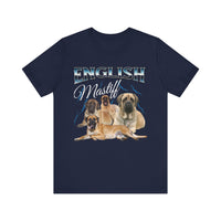Load image into Gallery viewer, English Mastiff Gift For Him, Mastiff Owner Tshirt, Mastiff Tee, Mastiff T-Shirt For Men, Unisex Jersey Short Sleeve Tee
