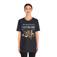 Load image into Gallery viewer, Just Franking my Greyhound dog tshirt, Unisex Jersey Short Sleeve Tee
