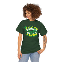 Load image into Gallery viewer, Lucky Vibes, Amazing Tshirt, Unisex Heavy Cotton Tee
