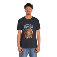 Load image into Gallery viewer, I Love My Poodle Shirt, Unisex Jersey Short Sleeve Tee
