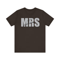Load image into Gallery viewer, Personalized MRS Unisex Jersey Short Sleeve Tee
