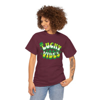 Load image into Gallery viewer, Lucky Vibes, Amazing Tshirt, Unisex Heavy Cotton Tee
