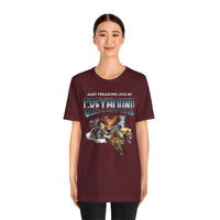 Load image into Gallery viewer, Just Franking my Greyhound dog tshirt, Unisex Jersey Short Sleeve Tee
