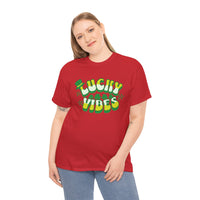 Load image into Gallery viewer, Lucky Vibes, Amazing Tshirt, Unisex Heavy Cotton Tee
