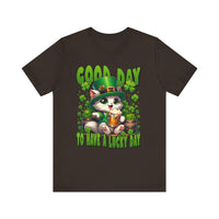 Load image into Gallery viewer, Good Day To Have A Lucky Day, Unisex Jersey Short Sleeve Tee
