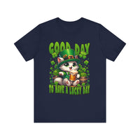Load image into Gallery viewer, Good Day To Have A Lucky Day, Unisex Jersey Short Sleeve Tee
