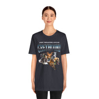 Load image into Gallery viewer, Just Franking my Greyhound dog tshirt, Unisex Jersey Short Sleeve Tee

