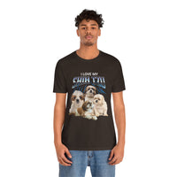 Load image into Gallery viewer, I Love My Shih-Tzu T-Shirt, Unisex Jersey Short Sleeve Tee
