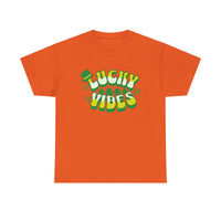 Load image into Gallery viewer, Lucky Vibes, Amazing Tshirt, Unisex Heavy Cotton Tee
