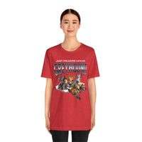 Load image into Gallery viewer, Just Franking my Greyhound dog tshirt, Unisex Jersey Short Sleeve Tee
