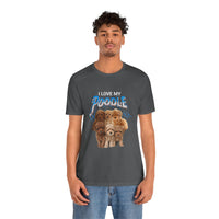 Load image into Gallery viewer, I Love My Poodle Shirt, Unisex Jersey Short Sleeve Tee
