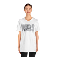 Load image into Gallery viewer, Personalized MRS Unisex Jersey Short Sleeve Tee
