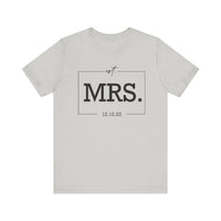 Load image into Gallery viewer, Personalized MRS Unisex Jersey Short Sleeve Tee Gift For Women
