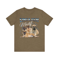 Load image into Gallery viewer, English Mastiff Gift For Him, Mastiff Owner Tshirt, Mastiff Tee, Mastiff T-Shirt For Men, Unisex Jersey Short Sleeve Tee
