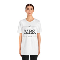 Load image into Gallery viewer, Personalized MRS Unisex Jersey Short Sleeve Tee Gift For Women
