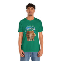 Load image into Gallery viewer, I Love My Poodle Shirt, Unisex Jersey Short Sleeve Tee

