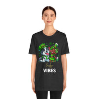 Load image into Gallery viewer, Lucky Vibes Unisex Jersey Short Sleeve Tee
