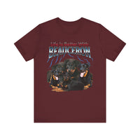 Load image into Gallery viewer, Life is Better with a Beauceron, Unisex Jersey Short Sleeve Tee
