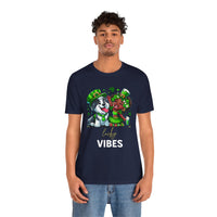 Load image into Gallery viewer, Lucky Vibes Unisex Jersey Short Sleeve Tee
