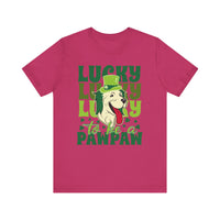 Load image into Gallery viewer, Lucky Lucky PawPaw Tshirt, Unisex Jersey Short Sleeve Tee
