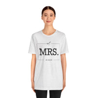 Load image into Gallery viewer, Personalized MRS Unisex Jersey Short Sleeve Tee Gift For Women
