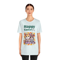 Load image into Gallery viewer, Happy Easter Day, Unisex Jersey Short Sleeve Tee
