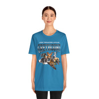 Load image into Gallery viewer, Just Franking my Greyhound dog tshirt, Unisex Jersey Short Sleeve Tee
