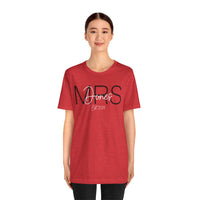Load image into Gallery viewer, MRS Personalized Unisex Jersey Short Sleeve Tee

