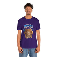 Load image into Gallery viewer, I Love My Poodle Shirt, Unisex Jersey Short Sleeve Tee
