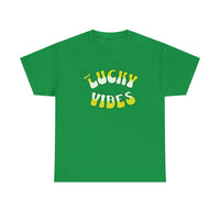Load image into Gallery viewer, Lucky Vibes, Amazing Tshirt, Unisex Heavy Cotton Tee
