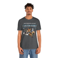 Load image into Gallery viewer, Just Franking my Greyhound dog tshirt, Unisex Jersey Short Sleeve Tee
