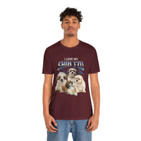 Load image into Gallery viewer, I Love My Shih-Tzu T-Shirt, Unisex Jersey Short Sleeve Tee
