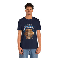 Load image into Gallery viewer, I Love My Poodle Shirt, Unisex Jersey Short Sleeve Tee
