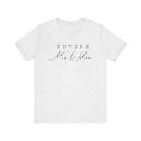 Load image into Gallery viewer, Personalized Future MR Unisex Jersey Short Sleeve Tee
