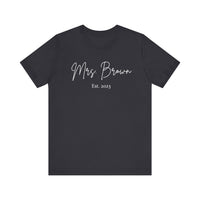 Load image into Gallery viewer, Amazing MR Personalized Unisex Jersey Short Sleeve Tee, Best Personalized Tshirt

