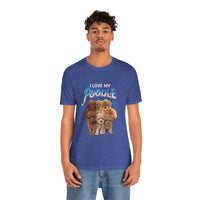 Load image into Gallery viewer, I Love My Poodle Shirt, Unisex Jersey Short Sleeve Tee
